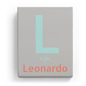 L is for Leonardo - Stylistic