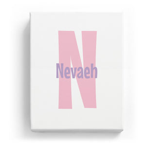 Nevaeh Overlaid on N - Cartoony