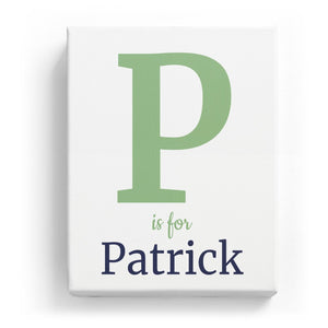 P is for Patrick - Classic