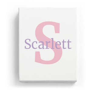 Scarlett Overlaid on S - Classic