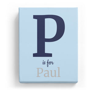 P is for Paul - Classic