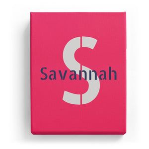 Savannah Overlaid on S - Stylistic
