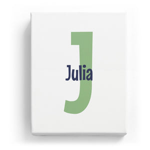 Julia Overlaid on J - Cartoony