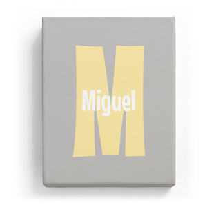 Miguel Overlaid on M - Cartoony
