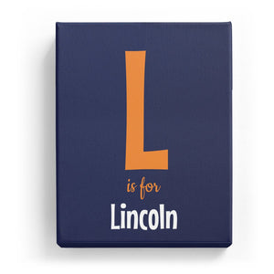 L is for Lincoln - Cartoony
