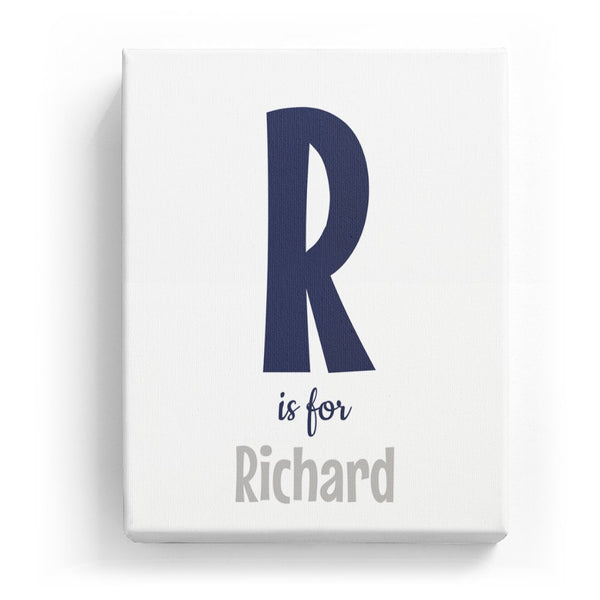 R is for Richard - Cartoony
