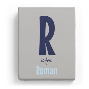 R is for Roman - Cartoony