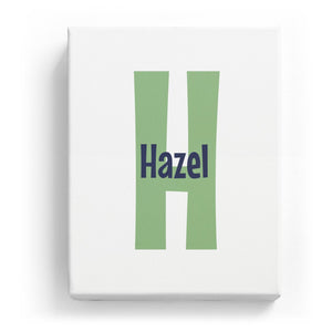 Hazel Overlaid on H - Cartoony