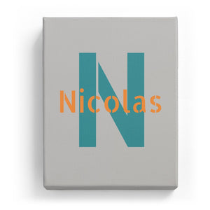 Nicolas Overlaid on N - Stylistic