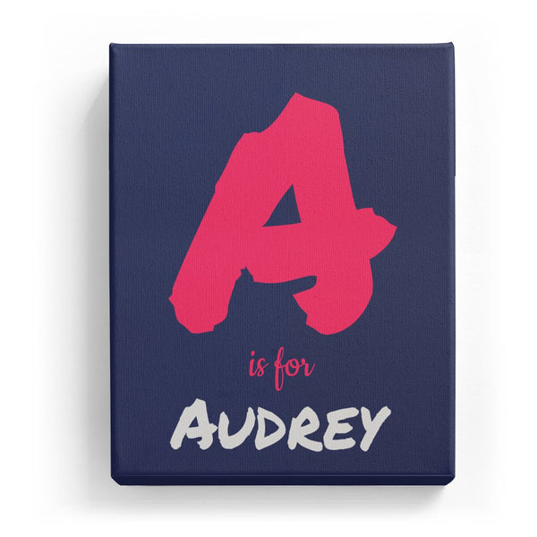 A is for Audrey - Artistic