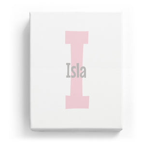 Isla Overlaid on I - Cartoony