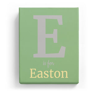 E is for Easton - Classic