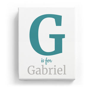 G is for Gabriel - Classic