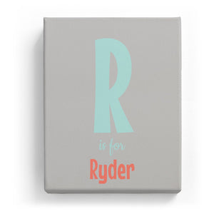 R is for Ryder - Cartoony