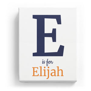 E is for Elijah - Classic