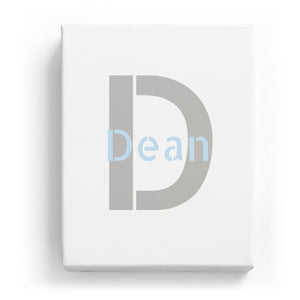 Dean Overlaid on D - Stylistic
