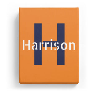 Harrison Overlaid on H - Stylistic