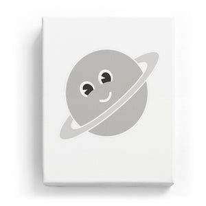 Saturn with Face - No Background