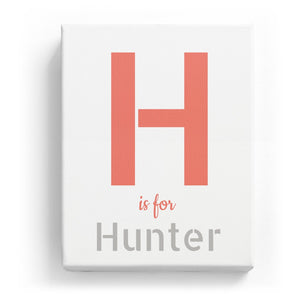 H is for Hunter - Stylistic