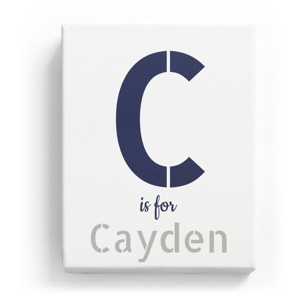 C is for Cayden - Stylistic