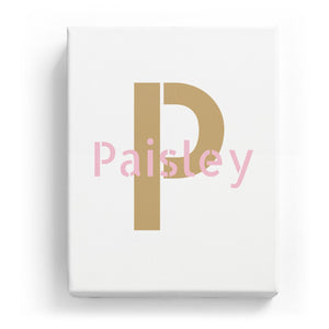 Paisley Overlaid on P - Stylistic