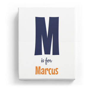 M is for Marcus - Cartoony