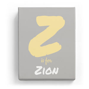 Z is for Zion - Artistic