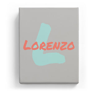Lorenzo Overlaid on L - Artistic