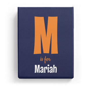 M is for Mariah - Cartoony