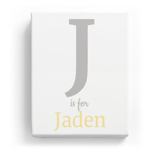 J is for Jaden - Classic