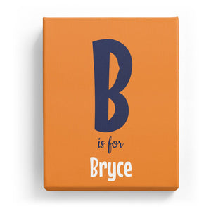 B is for Bryce - Cartoony