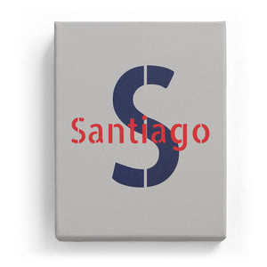 Santiago Overlaid on S - Stylistic