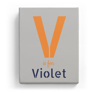 V is for Violet - Stylistic