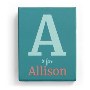 A is for Allison - Classic