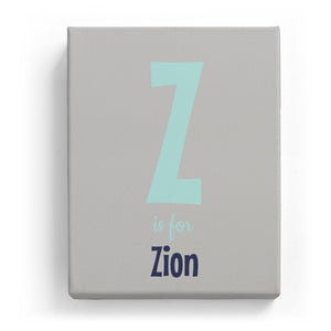 Z is for Zion - Cartoony