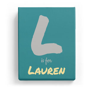 L is for Lauren - Artistic