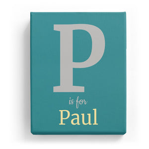 P is for Paul - Classic