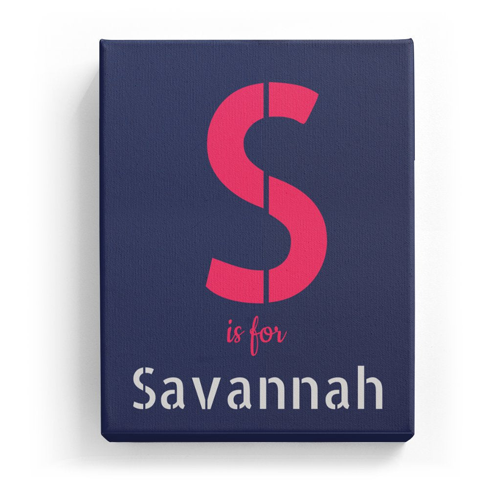 Savannah's Personalized Canvas Art
