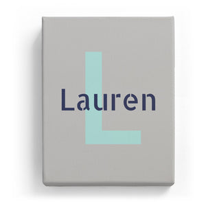 Lauren Overlaid on L - Stylistic