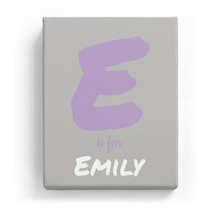 E is for Emily - Artistic