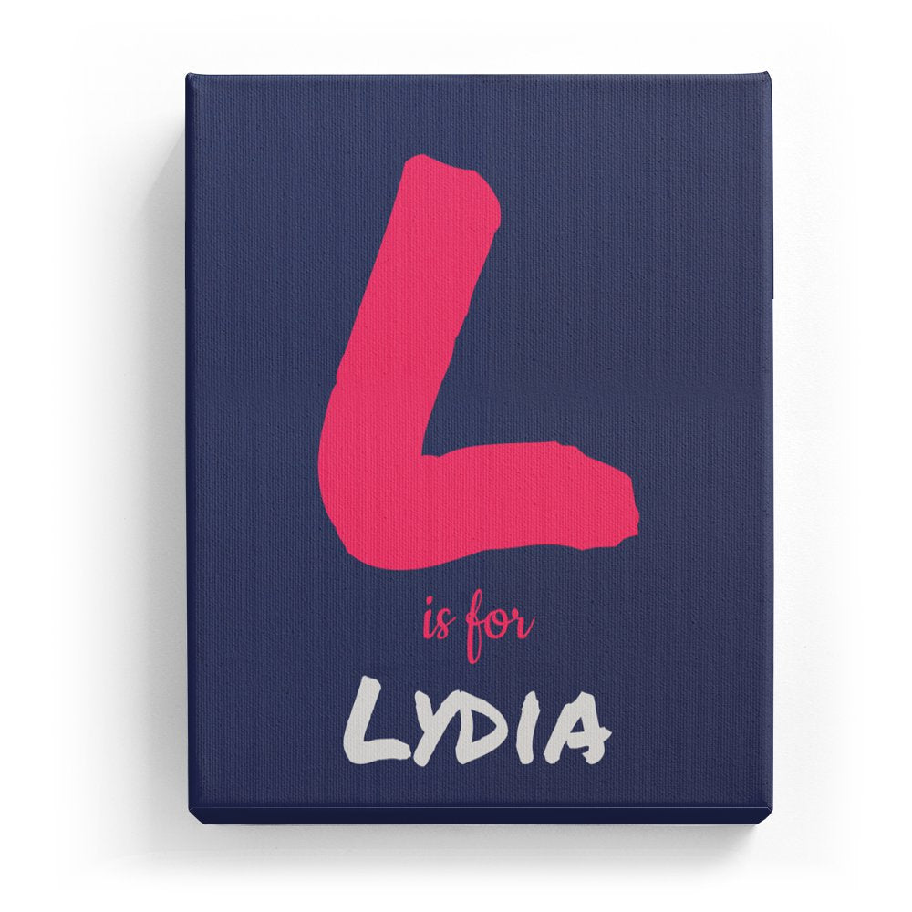Lydia's Personalized Canvas Art