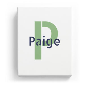 Paige Overlaid on P - Stylistic