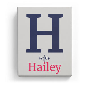 H is for Hailey - Classic
