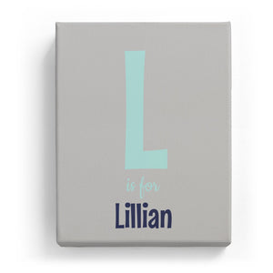 L is for Lillian - Cartoony