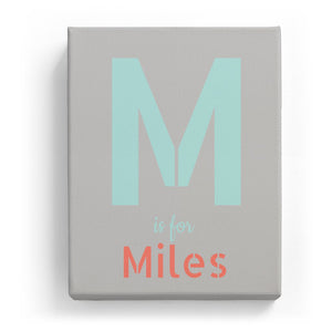 M is for Miles - Stylistic