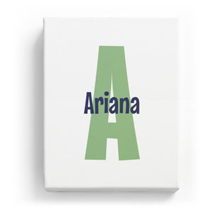 Ariana Overlaid on A - Cartoony