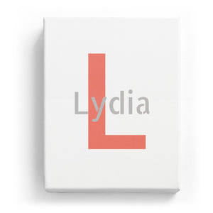 Lydia Overlaid on L - Stylistic