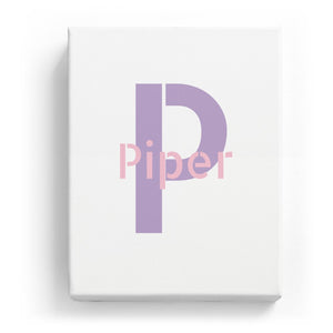 Piper Overlaid on P - Stylistic
