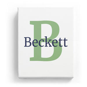 Beckett Overlaid on B - Classic