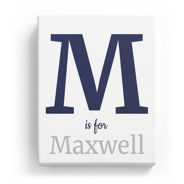 M is for Maxwell - Classic